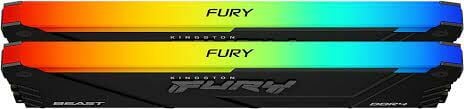 Kingston Beast Rgb 64GB 3200MHZ Ddr4 Pc Ram Kit (2x32GB) KF432C16BB2AK2/64