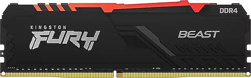 Kingston 16gb 3600mhz Fury Beast Rgb Ddr4 Pc Ram Kf436c18bba/16