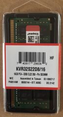 Kingston 16gb 3200mhz Ddr4 Kvr32s22d8-16 Notebook Ram 1021021