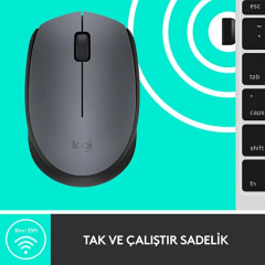 LOGITECH M170 Kablosuz Optic Siyah Mouse 910-004642