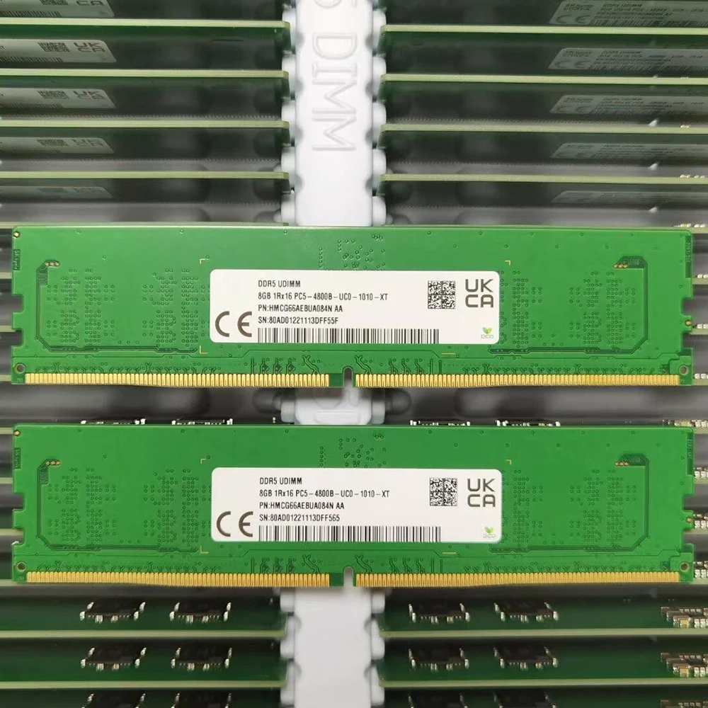 SK Hynix HMCG66AEBUA084N 8GB DDR5 4800 1RX16 PC5-4800 ECC Sunucu Bellek